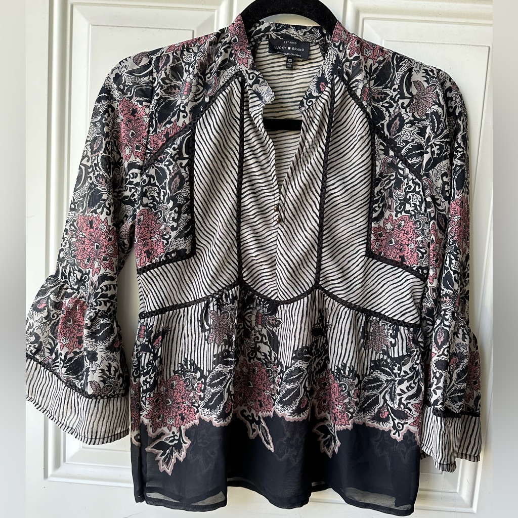 Lucky Brand Bell Sleeve Top